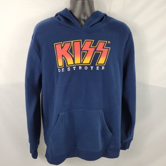Kiss Other - Kiss Destroyer 1978 Japan Hoodie Hooded Sweatshirt Mens size Large